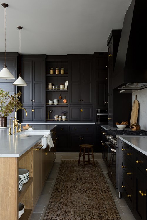 Black Kitchen Cabinets - 10 secrets des armoires de cuisine noires